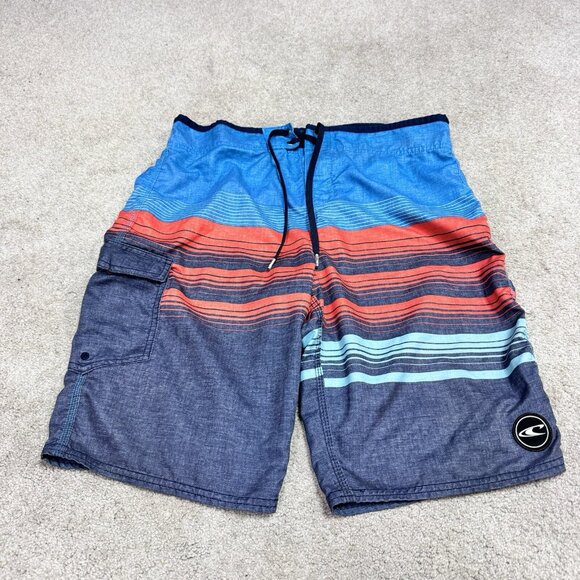 O’Neill Board Shorts Men’s Multicolored Drawstring Pockets Size 32 - Picture 5 of 11